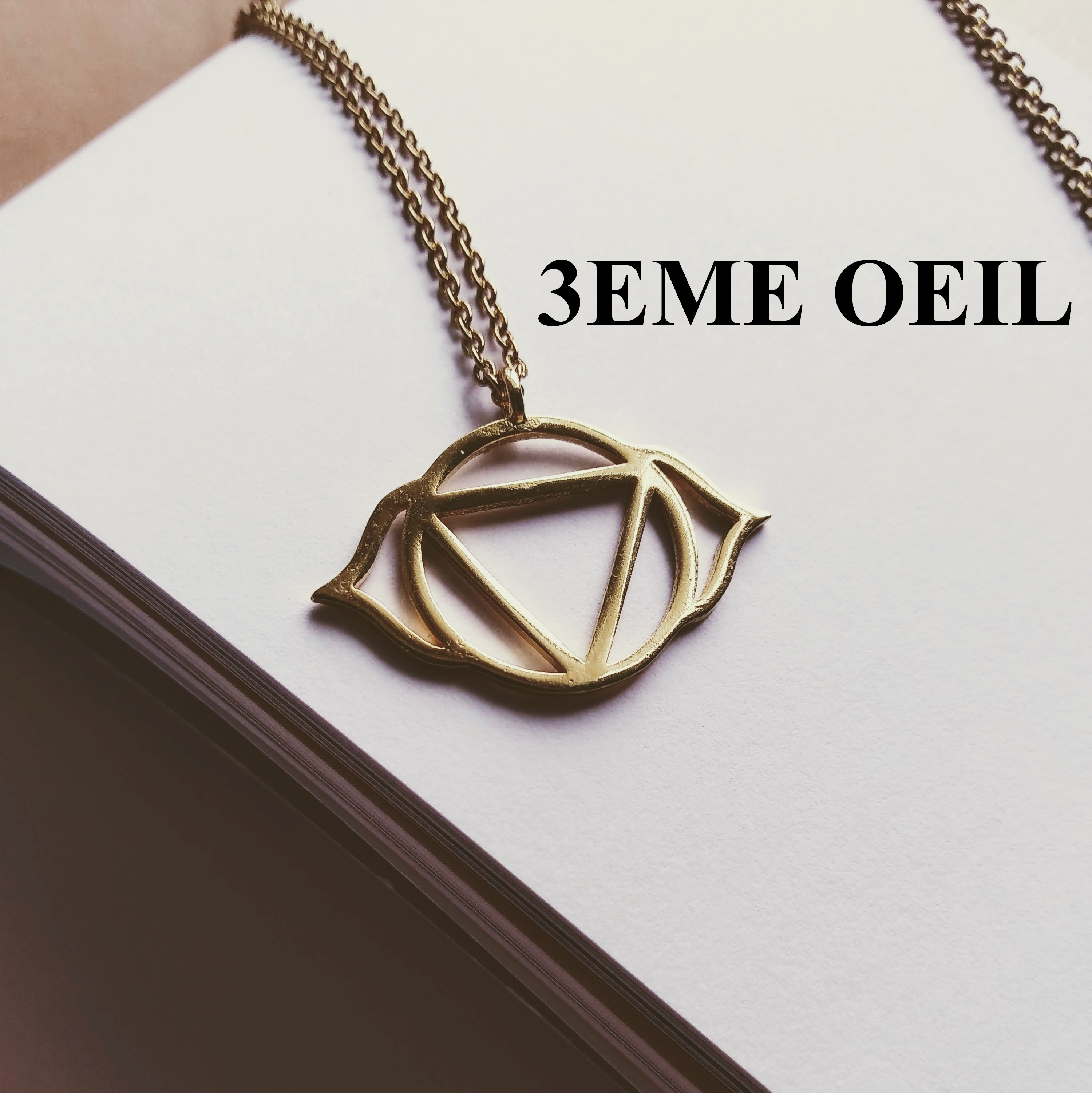 chakra 3ème oeil A collier chakra 3ème oeil