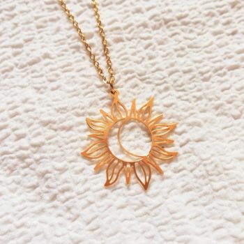 collier tournesol