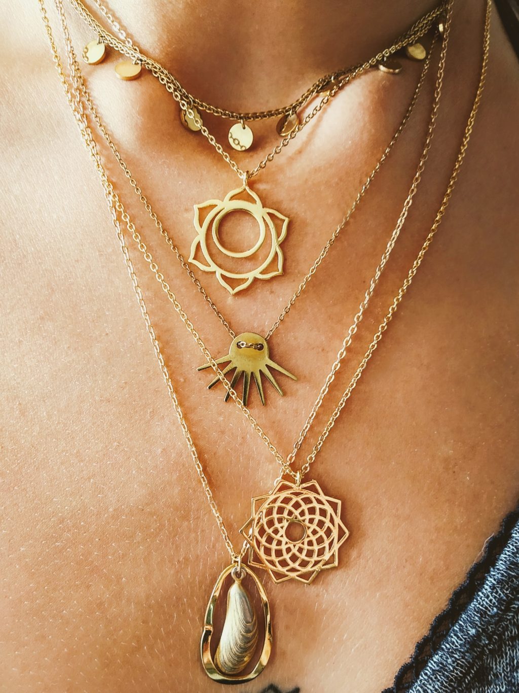 bijoux pour faire du yoga collier chakra sacré