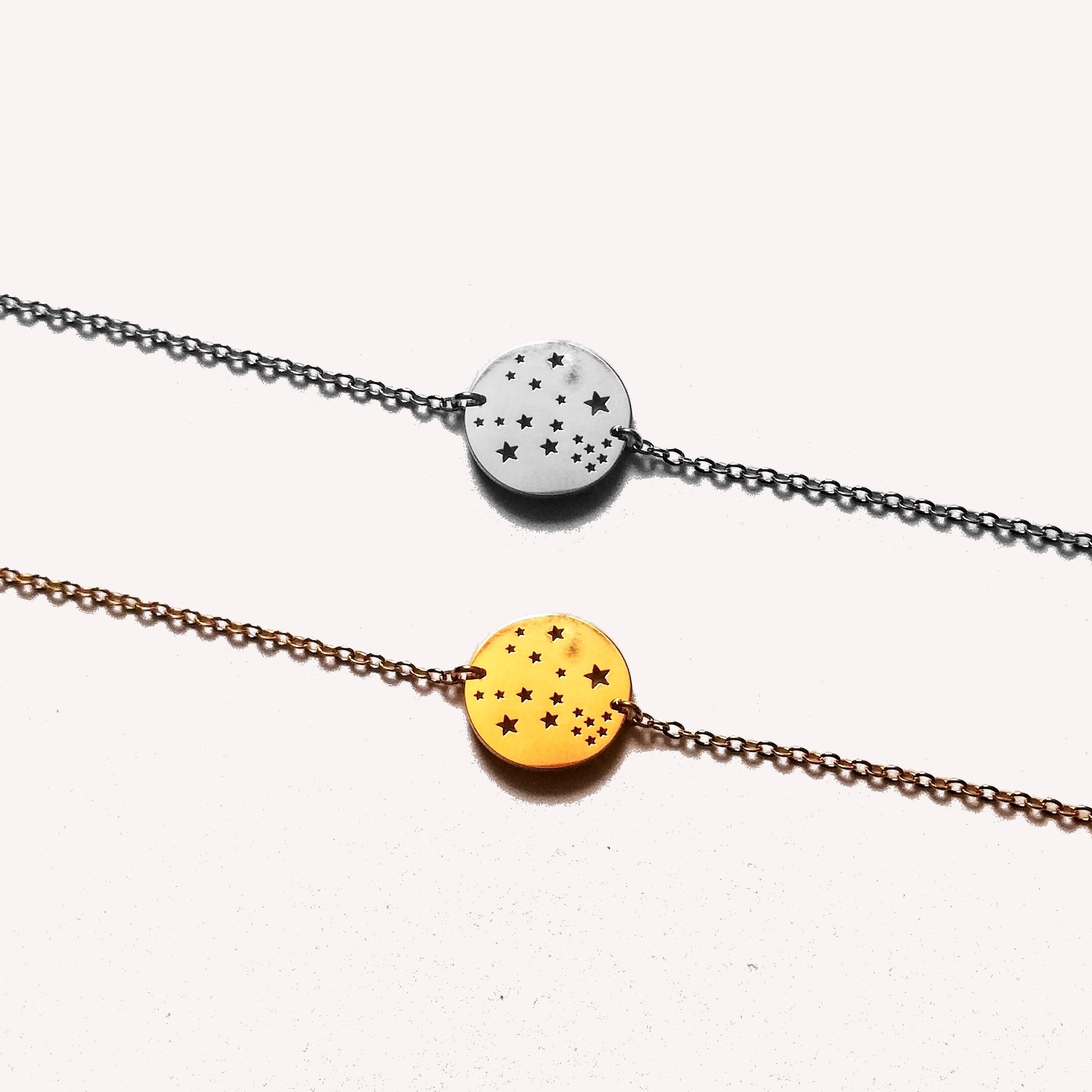 voie lactée bracelet étoiles or argent