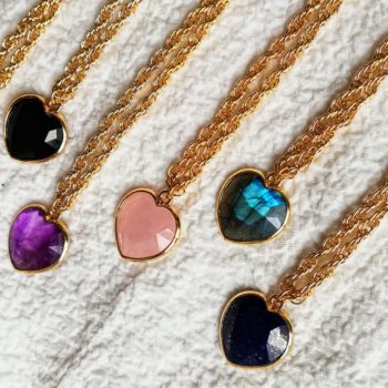 collier cœur pierre lithotherapie