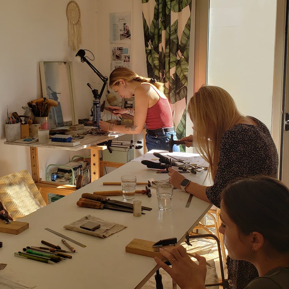 atelier création de bijoux bijouterie Barcelone enterrement de vie de jeune fille