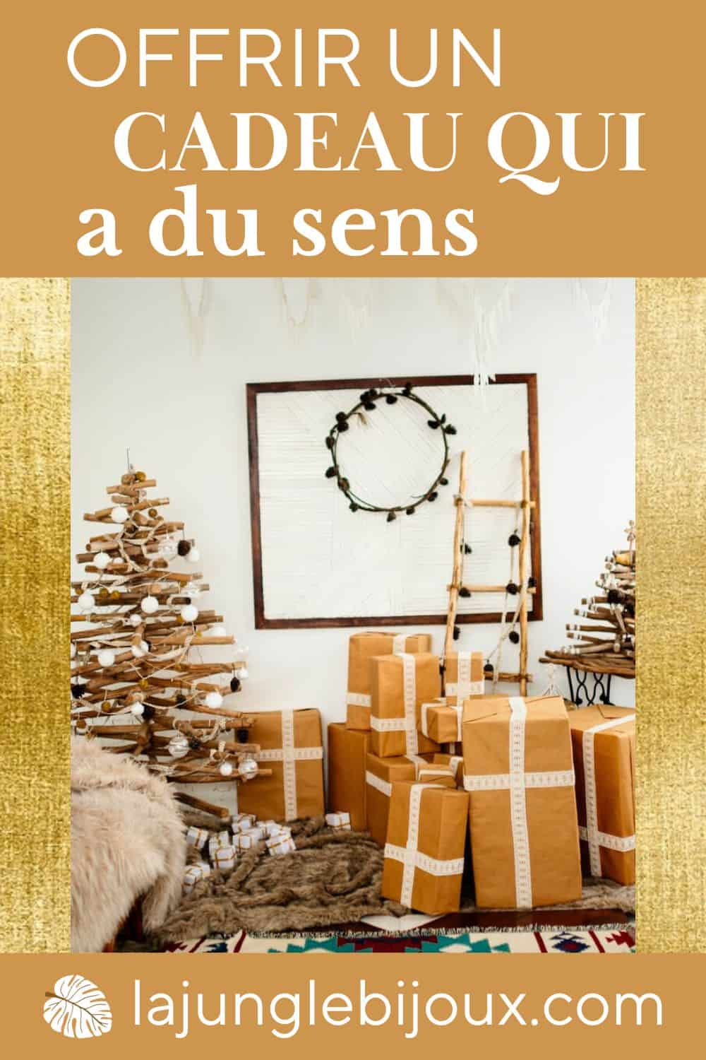 Offrir un cadeau qui a du sens article de blog épingle pinterest