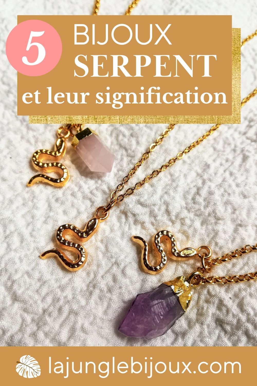 5 bijoux serpent et leur signification